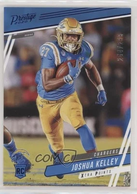 2020 Panini Prestige Rookies Xtra Points Blue /299 Joshua Kelley #264 Rookie RC - Image 1 of 2