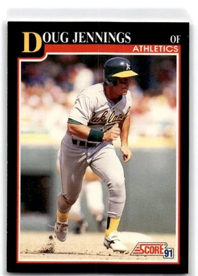 1991 Score #819 Doug Jennings - Image 1 of 2