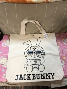 Doraemon Jack Bunny Large Tote Bag Limited Edition Foldable Used - Picture 1 of 6