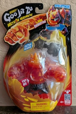 ULTRA RARE LAVA RHINOSTONE Goo Jit Zu Meteor Madness Figure - CHASE - NEW - Image 1 of 3