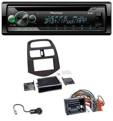 Pioneer USB MP3 DAB AUX CD Autoradio für Chevrolet Spark (ab 2013) - Bild 1 von 4