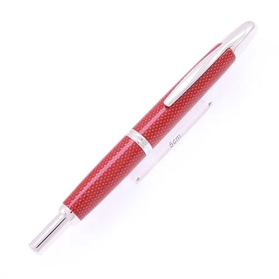 PILOT Pluma Estilográfica Sin Tapa Kasuri Rojo Latón Plumín M 18K Instrumento de Escritura Herramienta Foto 1 de 4