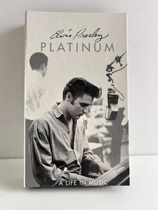 Elvis Presley Platinum - A Life In Music Cassette X 4 Box Set Vintage - Picture 1 of 10