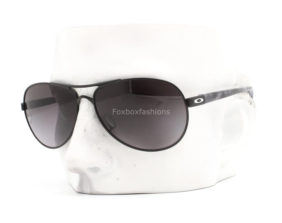 Gafas de sol Oakley OO4079-45 Feedback aviador negro satinado gris Prizm con estuche Foto 1 de 4