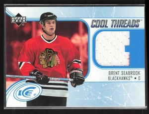 2005-06 Upper Deck Ice #CT-BS Brent Seabrook Cool Threads RC - Picture 1 of 2