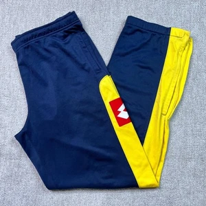 Pantalones de chándal Lotto pantalones de chándal logotipo gigante cremalleras para piernas vintage azul XL - Imagen 1 de 10