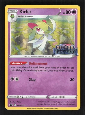 Kirlia -  (Prerelease) Promo SWSH: Sword & Shield Promo Cards SWSH271 NM - Image 1 of 2