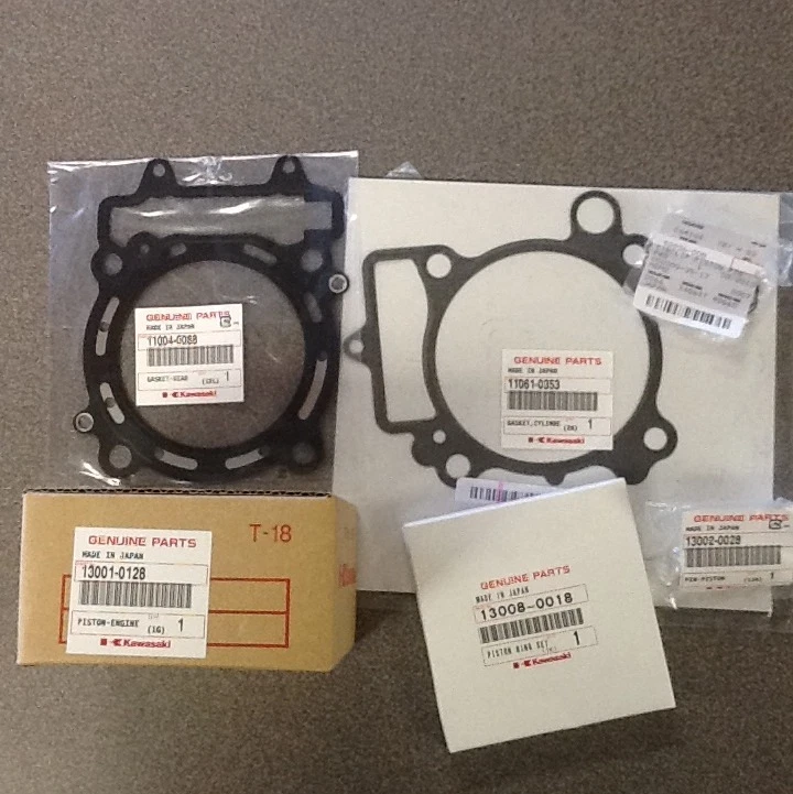 Kit de reconstrucción de extremo superior Kawasaki OEM 2010-2011 KX KX450 KX450F Foto 1 de 1