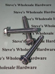 Tornillo de corte de rosca de perno hexagonal de 1/4-20 x 1-1/2" ZP tipo F autorroscante 25 cada uno - Imagen 1 de 1