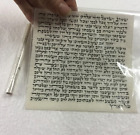 Koscher 7 cm Mezuzah Schriftrolle klaf Mezuza Pergament jüdische Symbole mazuzah
