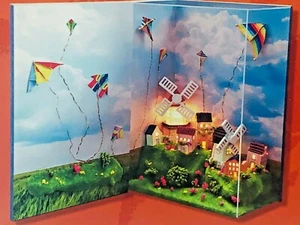 DIY Puppenhaus LED Licht Holz 3D Miniatur mit Möbeln ~ Amsterdam ~ Neu - Bild 1 von 11