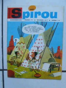 Journal SPIROU n° 1497 ( 52 pages) du 22 Déc 1966 - COMPLET / COUV SALVERIUS - Imagen 1 de 3