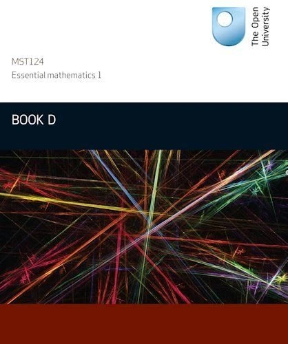 Book D Units 10-12 Essential mathematics 1: 4 By Open University Course Team - Image 1 of 1