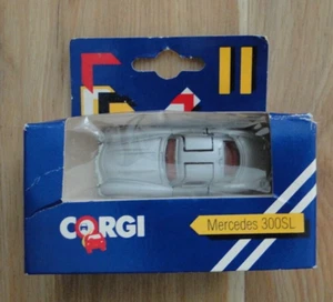 1988 Corgi Mercedes 300SL Gullwing: Gray w/red interior, opening doors. Unopened - Picture 1 of 2