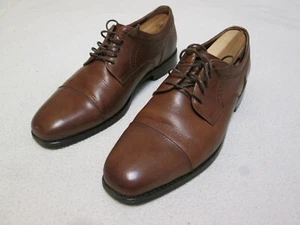 Sehr schöne Johnston & Murphy Cap Toe Derby Schuhe, braun, Gr. 11M, Made in China - Bild 1 von 12