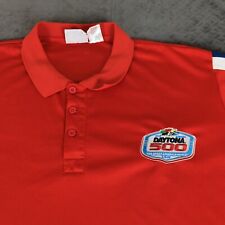 Daytona 500 Polo Shirt Winners Circle Embroidered Red Short Sleeve Men 3XL