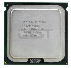 Intel XEON E5320 SLAEL 1.8GHz 8M 1066Mhz LGA775 Core 2 Quad CPU Processor - Picture 1 of 1