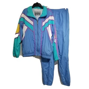 Vintage Head Sportswear Women's Multicolor Geometric Tracksuit L Wind Suit  - Picture 1 of 12