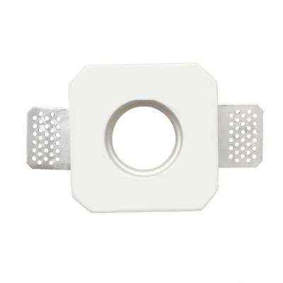 PORTAFARETTO IN GESSO A SCOMPARSA QUADRATO GU10 MR16  - Immagine 1 di 3