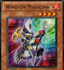 GENF-EN014 Wind-up Magician Rare 1st Edition YuGiOh Card