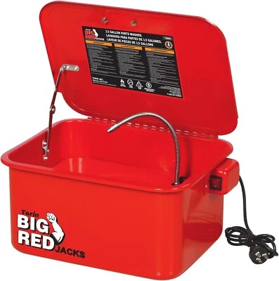 BIG RED T10035 Torin Portable Steel Cabinet Parts Washer with 110V Electric Pump - Image 1 of 4