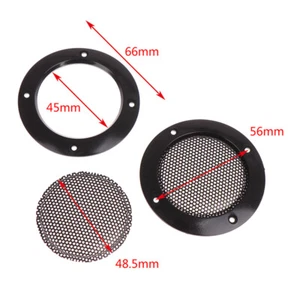 2Pcs 2 Inch Audio Speakers Protective Cover Protective Mesh Net Grilles Spea _tm - Zdjęcie 1 z 10