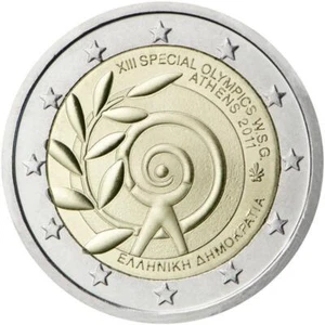 2 euro Grecia 2011 fdc Olimpiadi Speciali - Picture 1 of 1