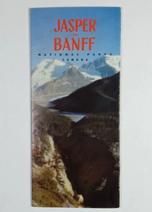 1950's Canada Banff Jasper National Parks Vintage Travel Brochure Booklet Maps - Picture 1 of 3