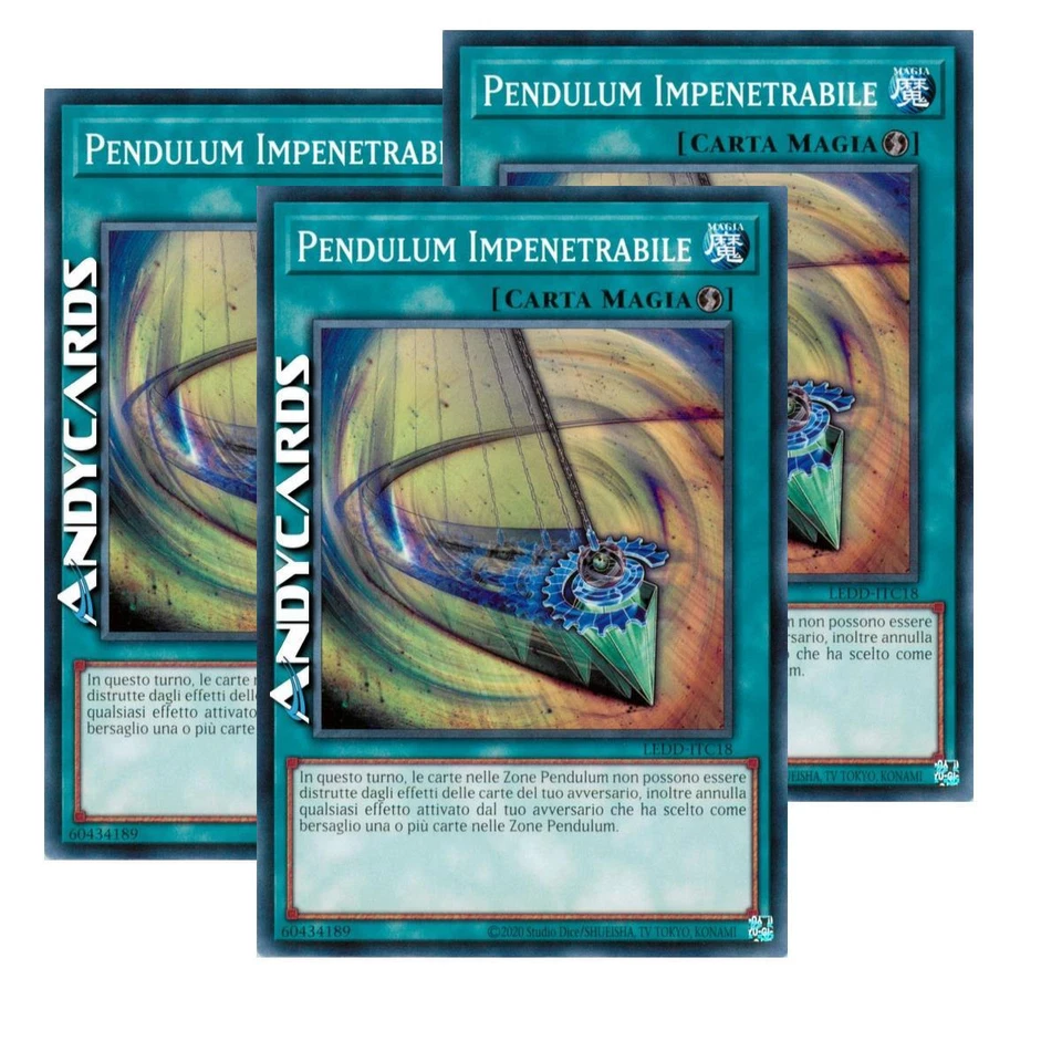 3x PENDULUM IMPENETRABILE • (Pendulum Impenetrable) • Comune • LEDD ITC18 • Unl - Immagine 1 di 1