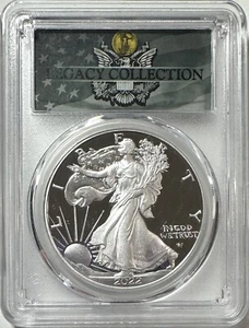 2022-S U.S. Silver PROOF American Eagle $1 Dollar - PCGS PR70DCAM - Picture 1 of 6