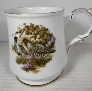 Vintage Queen's ROSINA KAFFEEBECHER TEETASSE ENGLAND Bone China Fasan Vögel - Bild 1 von 7