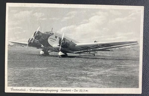 1939 Lippstadt Feldpost Germany RPPC Postcard Cover Junkers JU 52 - Picture 1 of 2