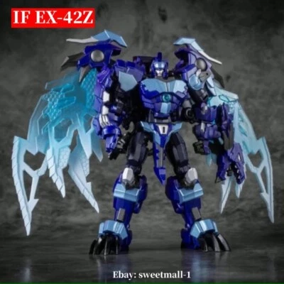 Iron Factory IF EX-42Z Absolute Zero Cryotek Blue Dragon Action Figure IN STOCK - Image 1 of 4