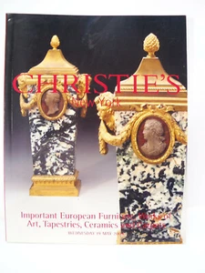 Christie's Auction Catalog Important European Furniture Ceramics Art May 2004 NY - Picture 1 of 10