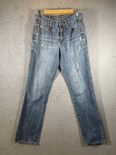 Cody James Jeans Mens 31 W X 36 L Stretch  Denim Distressed Western With Stains