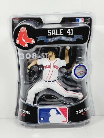 Chris Sale Boston Red Sox #41 308 Strikeouts 2017 Season Action Figure NEW Cover