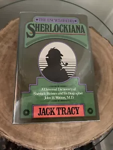 VINTAGE THE ENCYCLOPEDIA OF SHERLOCKIANA JACK TRACY HC BOOK DICTIONARY SHERLOCK - Picture 1 of 8