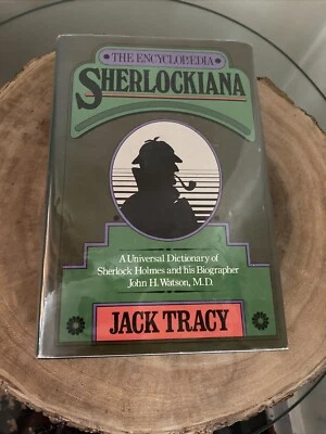 VINTAGE THE ENCYCLOPEDIA OF SHERLOCKIANA JACK TRACY HC BOOK DICTIONARY SHERLOCK  - Image 1 of 4