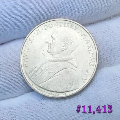 1967 Vatican City Silver 500 Lire Pope Paul VI Paulus Pavlvs - Image 1 of 4