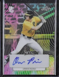 OWEN PAINO 2023 Leaf Perfect Game RC XRC Auto 1/1 - Imagen 1 de 2