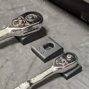 Magnetic Ratchet Holder - Socket Wrench - Mechanic Toolbox Drawer Organiser - Picture 1 of 7