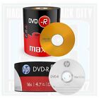Maxell DVD-R Recordable Blank CD Discs Media 2/4/6/8/10 Pack | 120 Min 16x 4.7GB