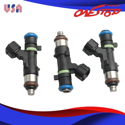 Inyectores de combustible de 3 piezas aptos para Mitsubishi Mirage Mirage G4 2017 2018 2019 Foto 1 de 4