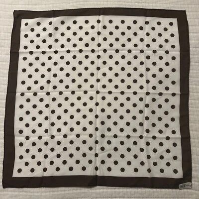 Bufandas vintage de Nasharr bufanda marrón a lunares Foto 1 de 4