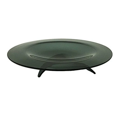 Contemporary Black Glass Fruit Bowl - Изображение 1 из 1