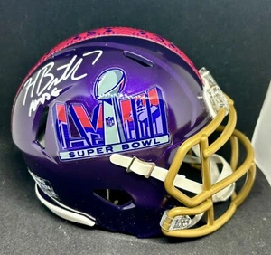 KANSAS CITY CHIEFS HARRISON BUTKER SIGNED MINI NFL HELMET JSA COA SUPER BOWL - Picture 1 of 2