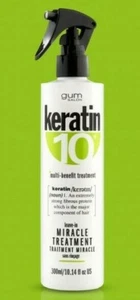 KERATIN 10 Leave-in MIRACLE TREATMENT 300ml Gum Hair Salon ****FACTORY OUTLET*** - Picture 1 of 2