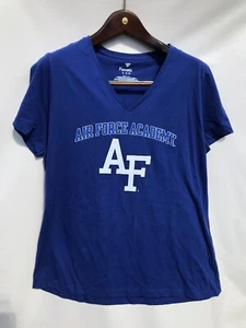 Fanatics - Air Force Academy Womens T-Shirt - Blue - Size XLarge V-neck - Picture 1 of 6