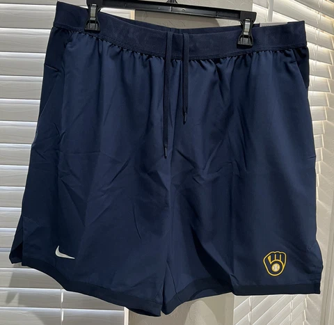 2023 Milwaukee Brewers Nike Dri-Fit Flex Vent MLB Shorts Men’s Size XXL NWT Cover