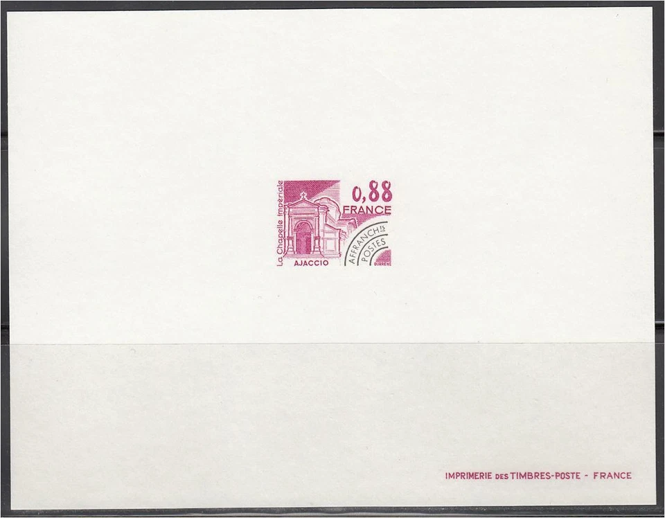 France Sc1719 Architecture, Church, Chapel, Deluxe Proof - Image 1 of 1